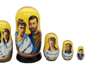Nikolai 2 Russian Royal Family Nesting Dolls 5pc matryoshka doll nesting  free shipping