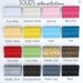Wedding Seating Chart CHALKBOARD Wedding Menu Escort Card Holder Chalk Board White Shabby Chic Magnetic Large - MORE COLORS