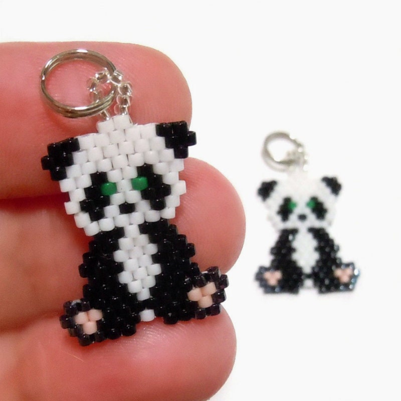 Brick Stitch Panda Pattern Digital Download