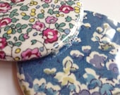 Liberty Fabric Pocket Mirrors Set of 2