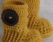 baby booties for newborn, 0 to 3 month or  3 to 6 months- CHOOSE your SIZE and COLOUR