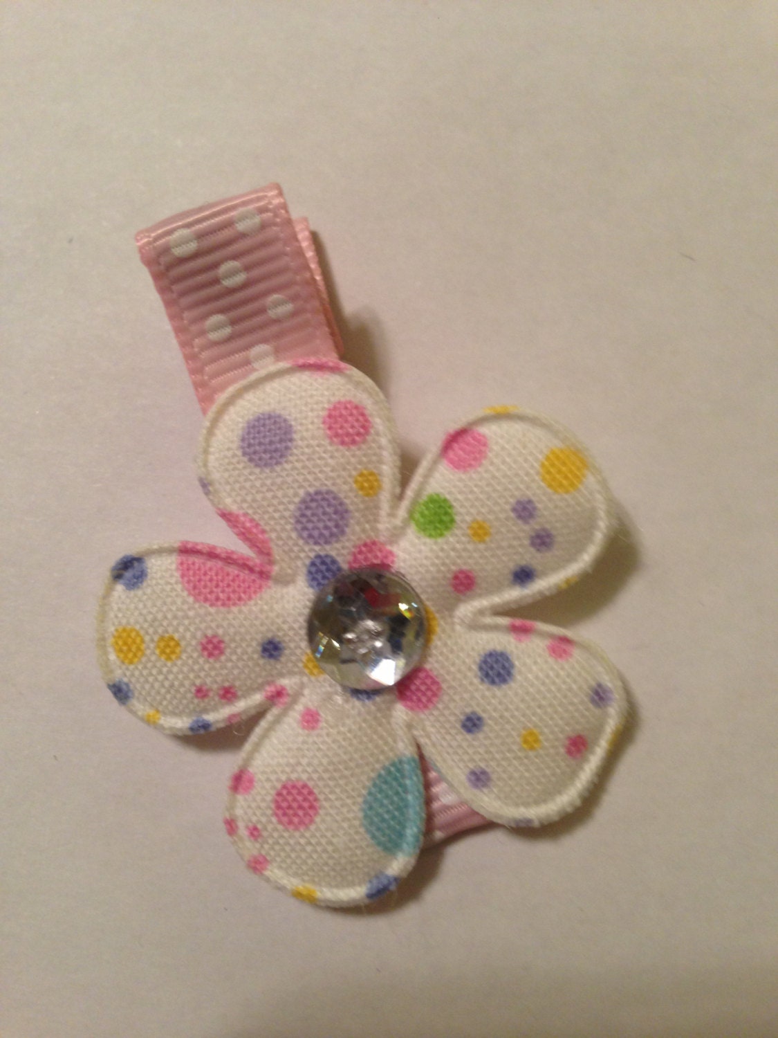 Pretty Flower Hair Clippie-non slip