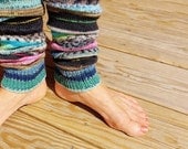 Handmade Leg Warmers Fun Stripes For All Seasons