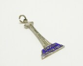 Vintage Sterling Silver Skylon Niagara Falls Canada NY charm for Bracelet or Necklace