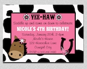 Western Horse Birthday Invitation or Horse Birthday Invitation Printable Boys or Girls Il_170x135