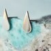 Spring Showers Raindrop Stud Earrings Made of Sterling Silver