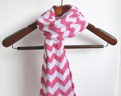 Soft Bubblegum Pink Chevron Scarf, Spring Fashion Scarf, Chevron Scarf, Mother's Day Gift