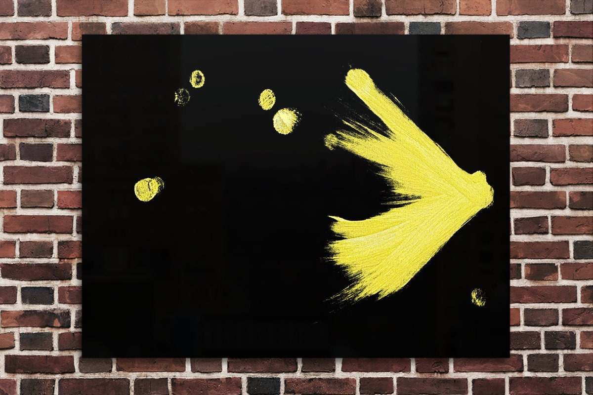 Paper Toss App Art - Monochrome