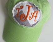 Monogrammed Baseball Cap Personalized Hat Bridesmaid Birthday Gift