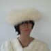 wedding gown dress mad men skirt jacket faux fur white FALL / WINTER wedding at lilacinspirations