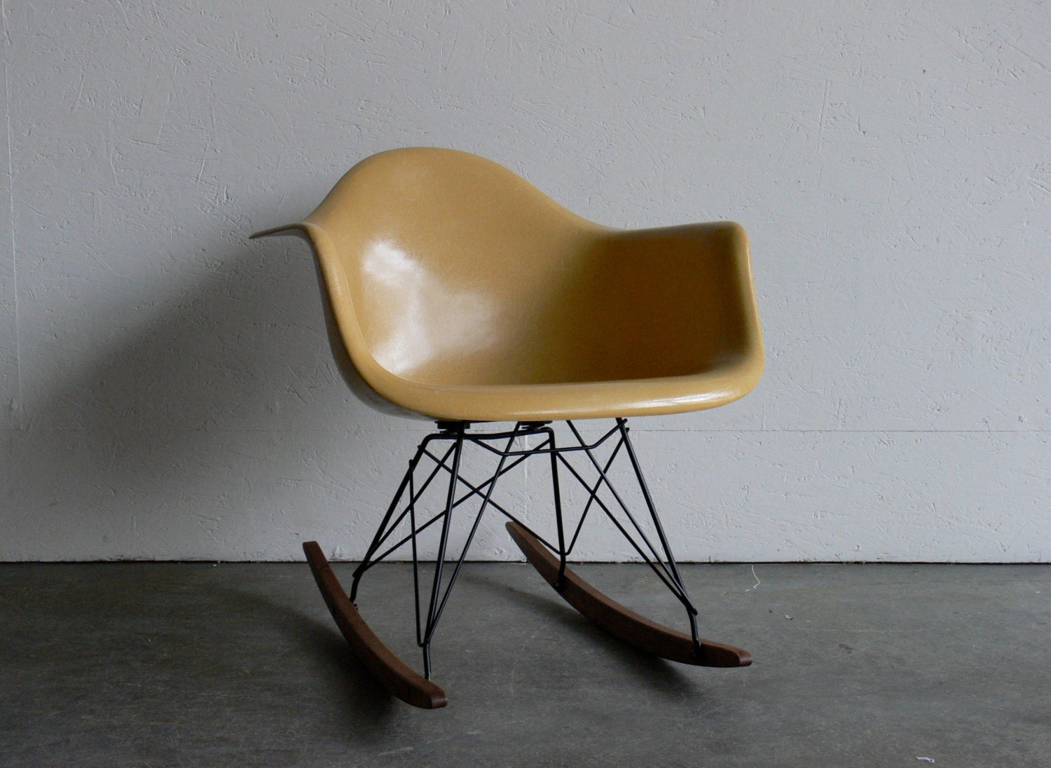 Eames for Herman Miller Fiberglass Armchair Rocker-RAR