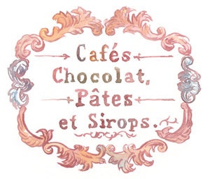 Retro kitchen french shabby chic pastel antique label, watercolor peach art print