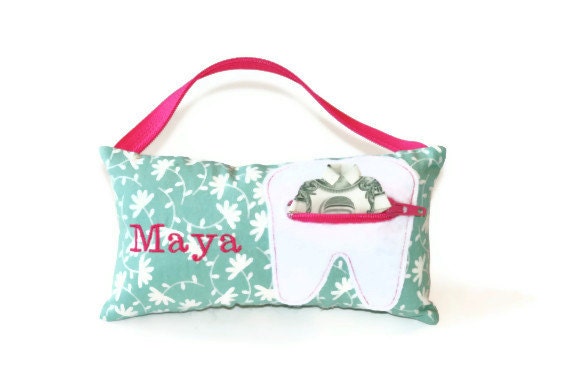 Boy's & Girl's Personalized Tooth Fairy Pillows