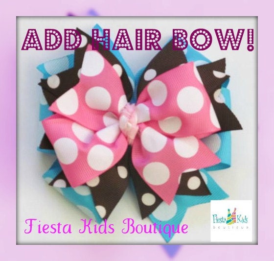 M2M boutique hairbow, layered bow, hair clip, baby, toddler, girl Il_570xn