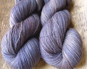 NEW Smokey Amethyst Purple -  Hand Dyed Buffalo Silk Lace Yarn