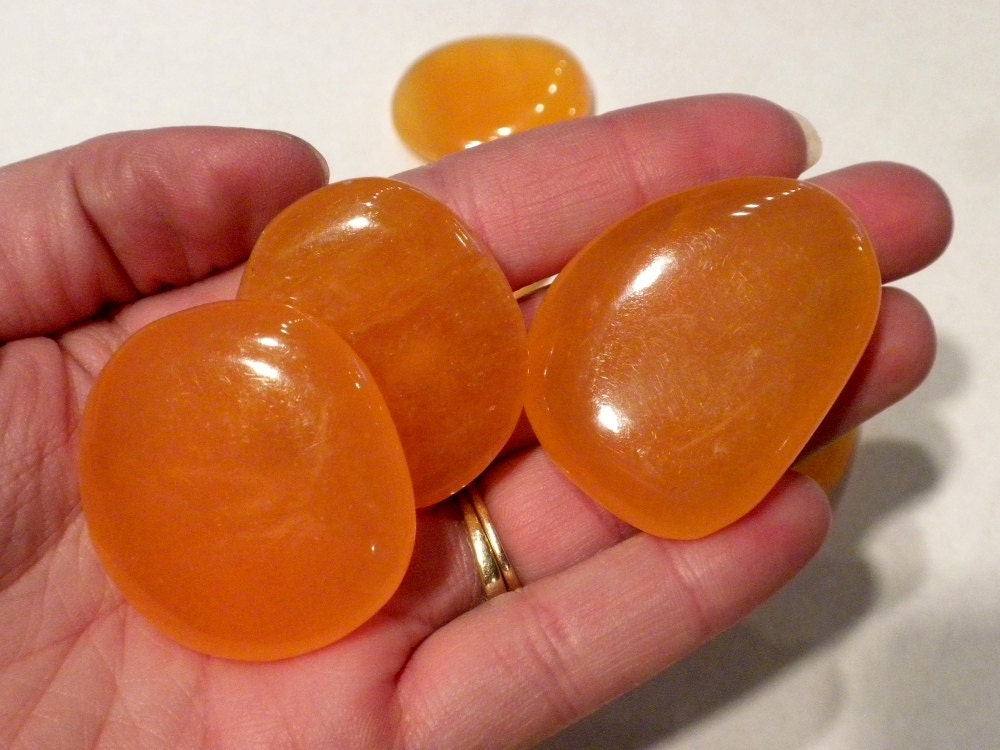Polished Orange Calcite