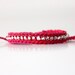 Valentine's Day, Valentine Gift, Friendship Bracelet, Pink and Red, Double Strand Beaded Friendship Bracelet