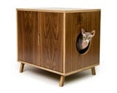 CLEARANCE - 20% OFF - Mid Century Modern Cat Furniture & Litter Box Cover