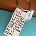 DAD-from your daughter..handstamped keychain