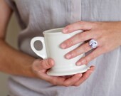 cotton and lace button rIng: choose your color