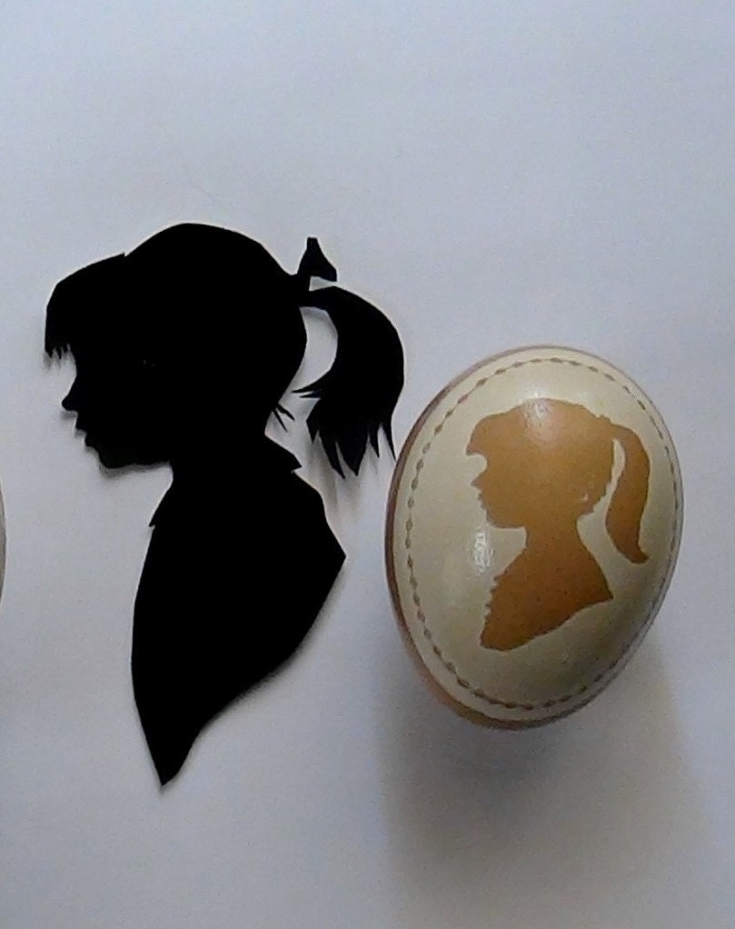 Victorian Lace Carved and Etched Egg of Your Own Design