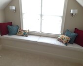 Custom Window Seat Cushions Covers with Piping