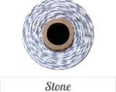 Stone - Gray and White Baker's Twine by The Twinery - 240 yards