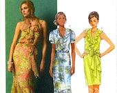 Halter Dress and Sash Butterick Sewing Pattern No. 5879 - Sizes 6-8-10-12-14
