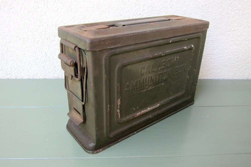 Vintage Ammunition Box CAL 30M1