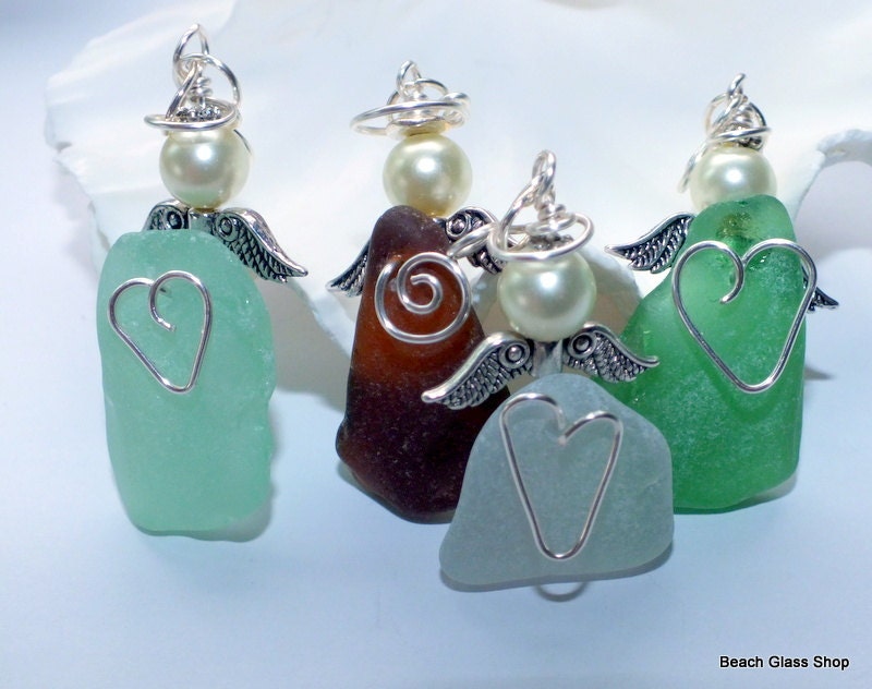 Sea Glass Beach Glass Angels PURCHASE ONE Lake Erie Cleveland Seaglass