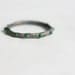 Spring Green Dots Ring Black Bubbles Sterling T11