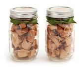 Co-Worker Gift - Fleur de Sel Caramels - (2) 1/2 Pound Jars of Caramels - As Seen in Food & Wine Magazine