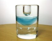 iittala Arktia sea blue candle holder