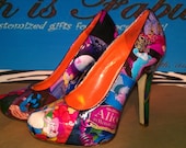 Alice and Wonderland  heels (4-5 inches)