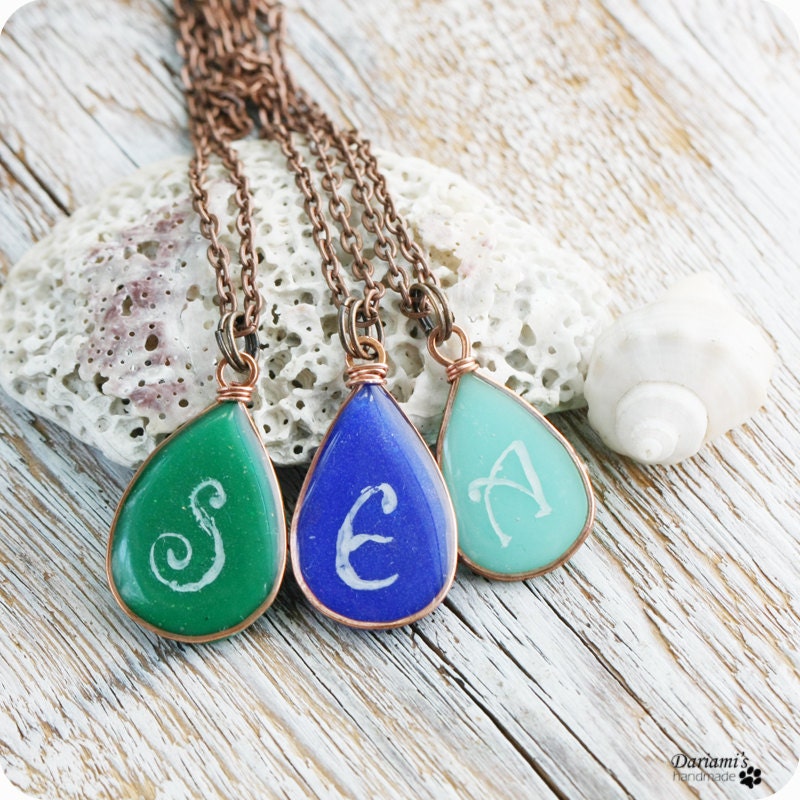 Personalized Necklace - Initial Pendant - Monogram Jewelry