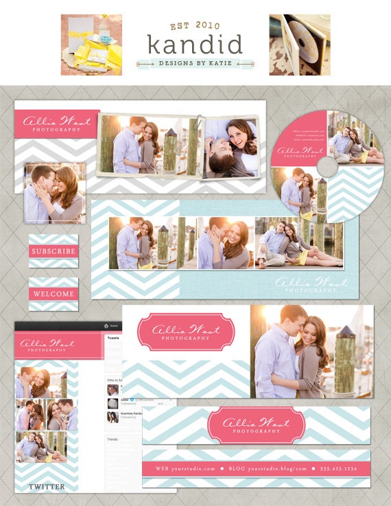 Allie West Chevron Social Media Bundle
