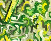 Oakland A's Athletics Painting by Justin Patten Sports Art Baseball