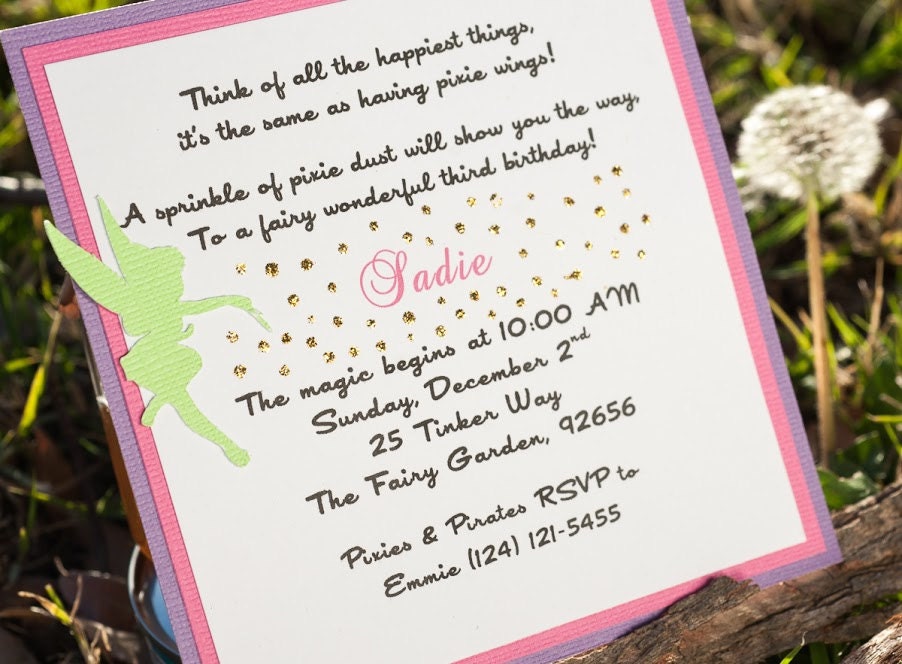 Fairy Birthday Invitation