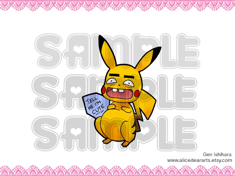 Derpachu Keychain
