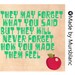 Teacher I love you - Typography Art Print