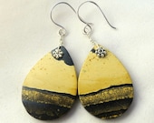 Wild Horse Jasper and Sterling Earrings