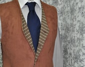 The Lumberjack Vest-Ready to Ship--Mens single breasted vest-Waistcoat-Modern--Work Vest--Victorian--Steampunk--Chest size 40"-42"
