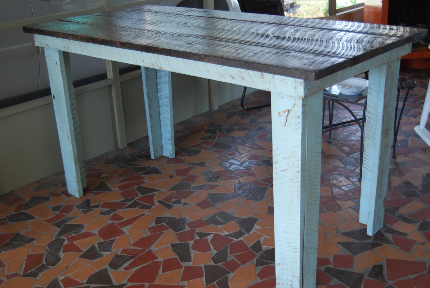Old cypress Kitchen Island....FREE SHIPPING....