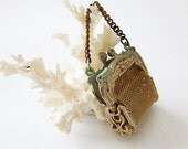 Tiny Gold Mesh Purse
