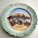 1920s Wheelock Souvenir Colorado Plate Made in Dresden Germany for F B Angell Denver CO