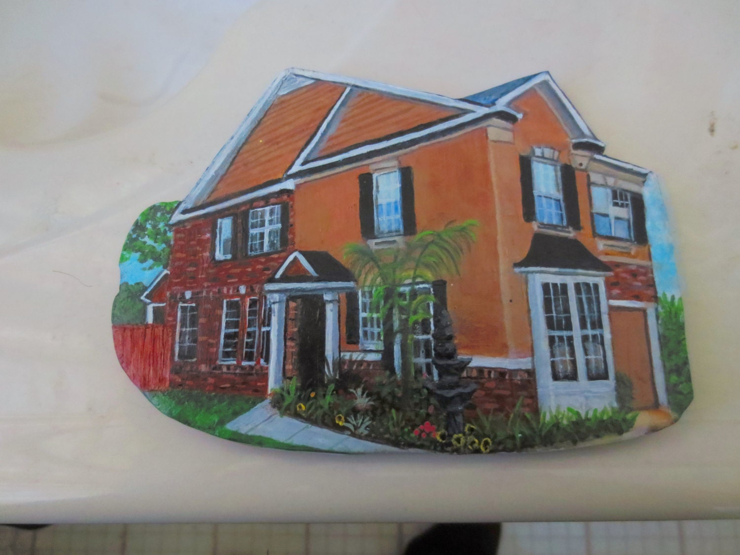 Custom House Paintings, all occasion, 5 inches up to 7 inches Paintings or Ornaments. Keepsakes