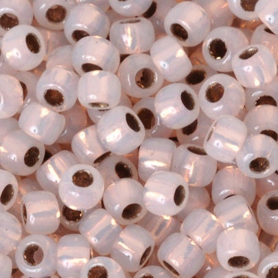 SEED BEADS-11/0 Round-741 Copper Lined Alabaster-16 Grams