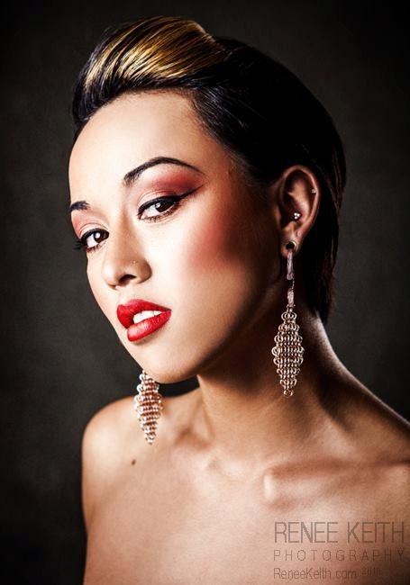 Hammered Rose Gold Chain Maille Dangles - Earrings for Stretched Lobes - Gauges