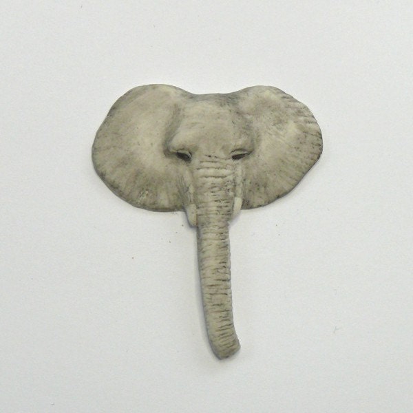 Handmade Elephant Porcelain Cabochon