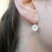 Rainbow Moonstone Earrings, Sterling Silver Earrings, Sparkle Moonstone jewelry, 8mm round faceted moonstone Earrings